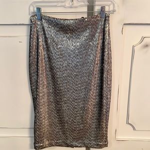 WHBM stretch sequins skirt - size 2
